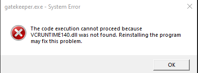 DLL Error