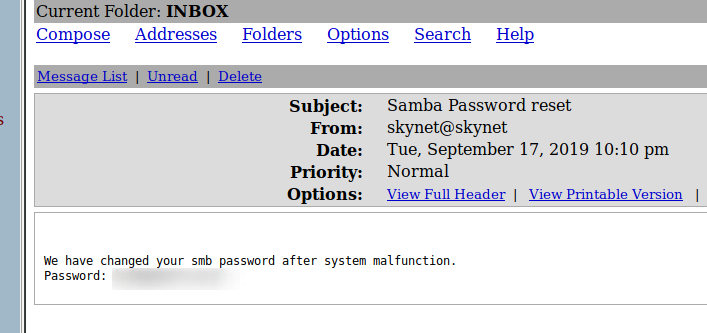 Samba Password